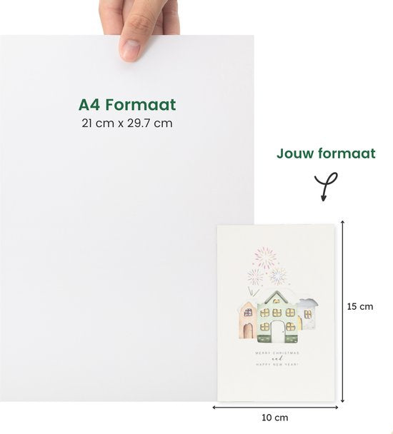 Partizzle 36x Luxus Weihnachtskarten mit Umschlägen Set - Neujahrskarten - 2025 Kollektion / 12 Designs
