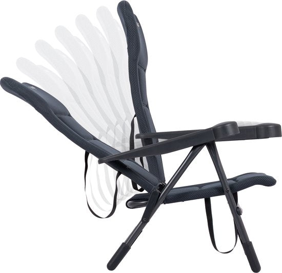 Crespo – Liegestuhl – AP/205 – Air-Deluxe – Grau