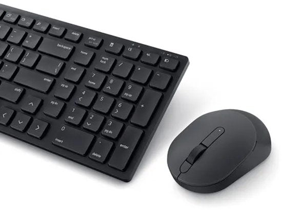 DELL Pro – kompakte, leise Tastatur und leise Maus – KM555 – Belgisch (AZERTY)