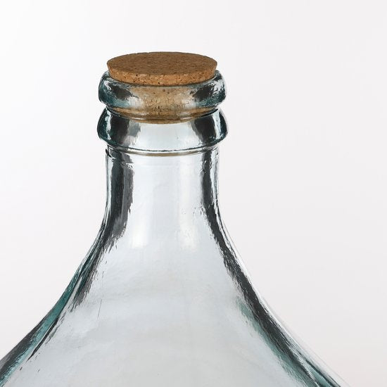 Mica Decorations Americo Terrarium Vase - H56 x Ø40 cm - Recyceltes Glas - Transparent