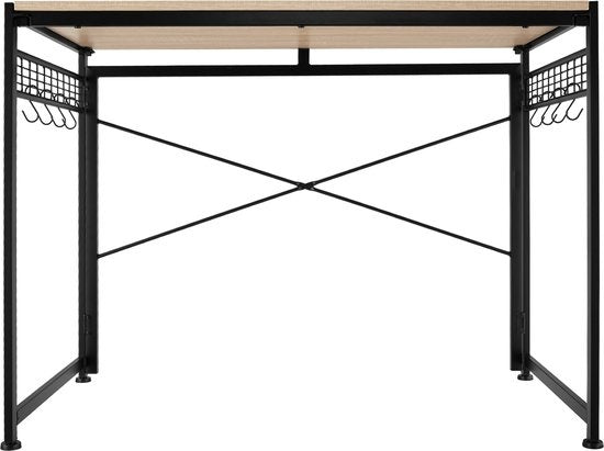 tectake - Paterson Klapptisch 102x51x77cm - hellbraun - 404661