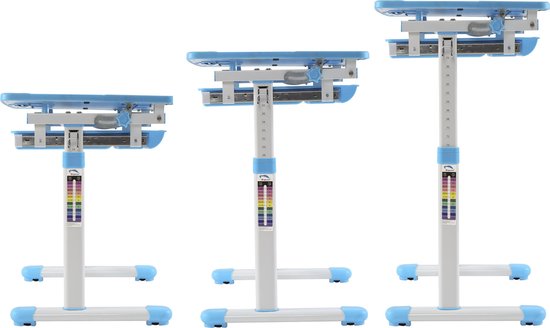 Kinder-Schreibtisch mit ergonomischem, höhenverstellbarem Schreibtischstuhl – Zeichentisch – Schultisch