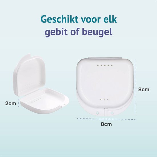 Alyze - Zahnärztliches Tablett für Zahnspangen - Bracket-Tray - Weiß - Zahnersatz - Prothetik - Bracket-Tray - Bracket-Box - Tablett