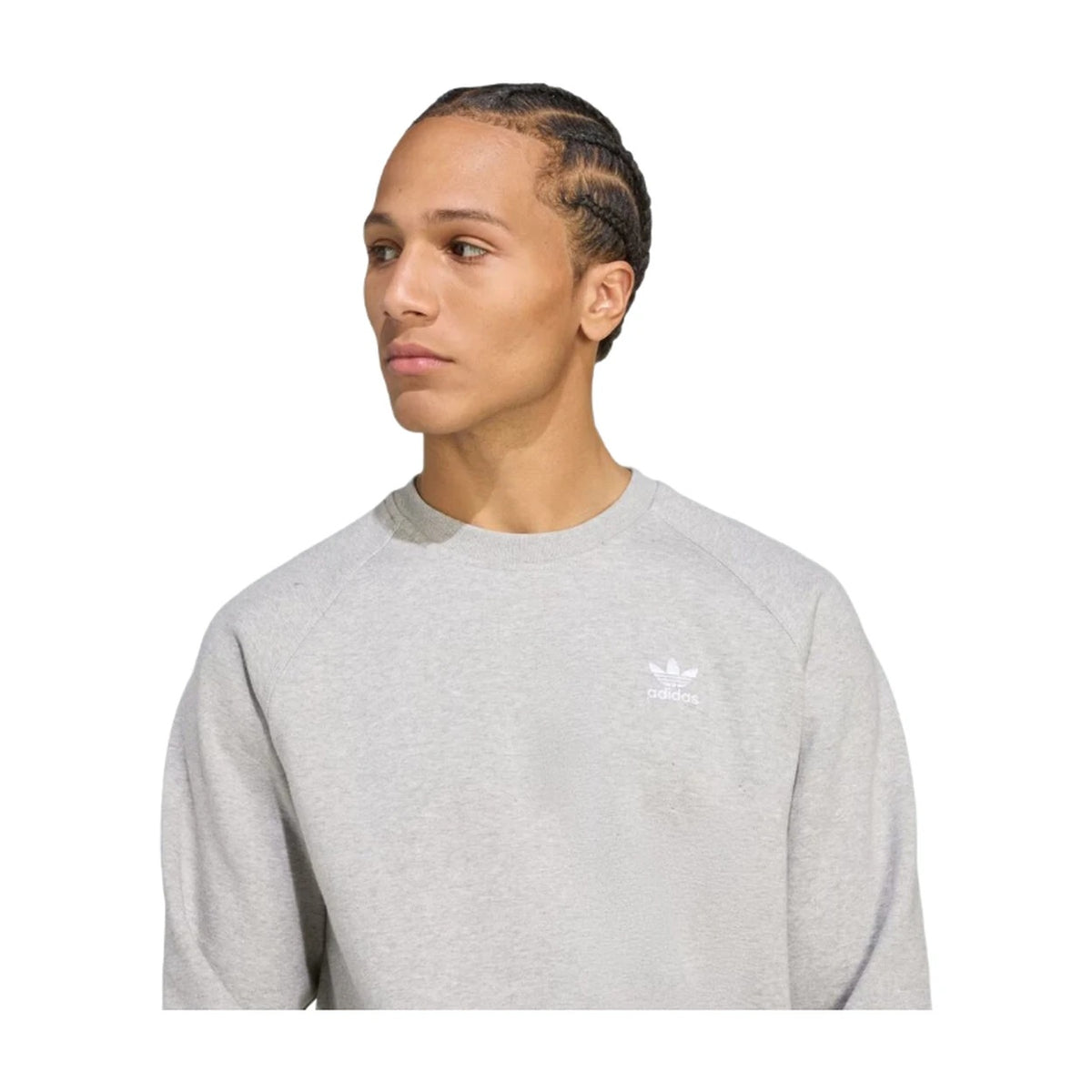 adidas Trefoil Essentials Sweatshirt – JY6140 – Grau – Größe L