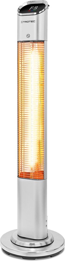 TROTEC Infrarot-Terrassenheizung IRS 2050 E – mit Fernbedienung und 45°-Schwenkfunktion