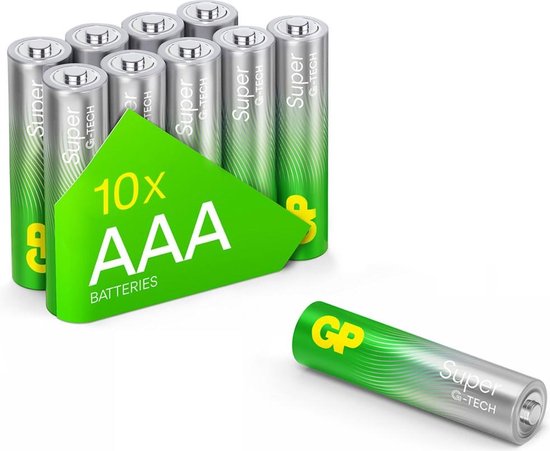 GP Super Alkaline Batterie - AAA - 10er-Pack - Aktionsblister(6+4)