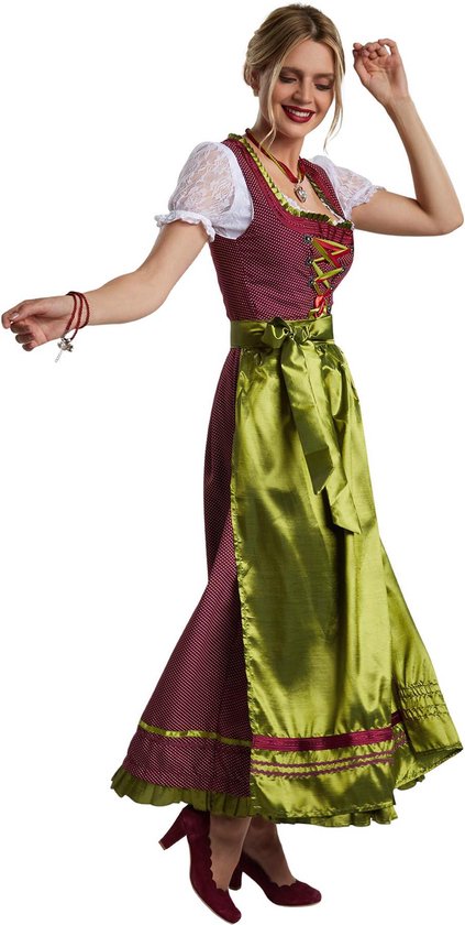 Dressforfun Maxi Dirndl Ruhpolding Modell 2 XXL - Faschingskostüm Kostüm Halloween Kostüm Fasching Kostüm Karneval Party Kostüm - 304654