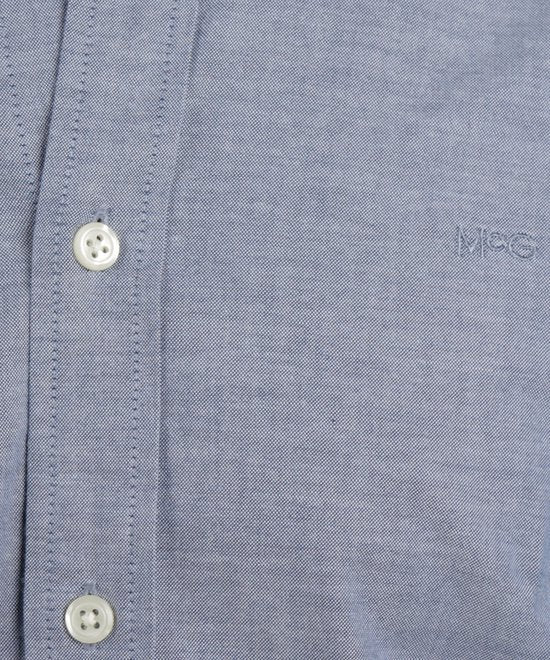 McGregor Hemd Stretch Oxford Hemd Marine - Größe 3XL