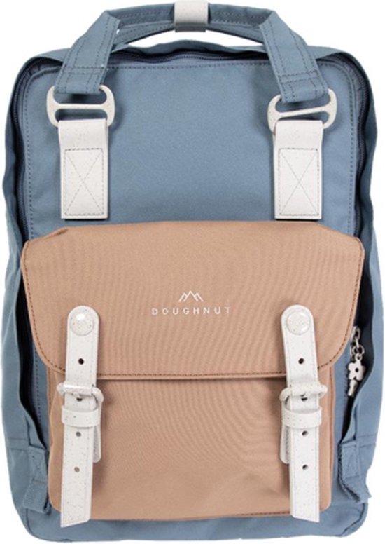 Doughnut Laptop-Rucksack/Rucksack/Schultasche - 14 Zoll - Macaroon Monet - Dusty Blue/Mushroom