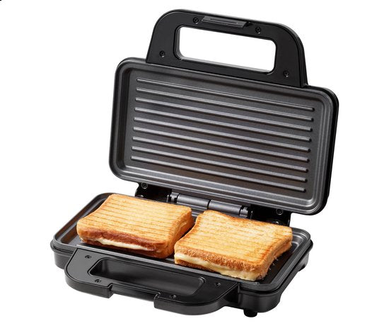 Tomado TGP2001S - XXL Toasti-Eisen - Panini-Grill - PFAS-frei - Toasti-Maker - 900 Watt - Schwarz/Edelstahl