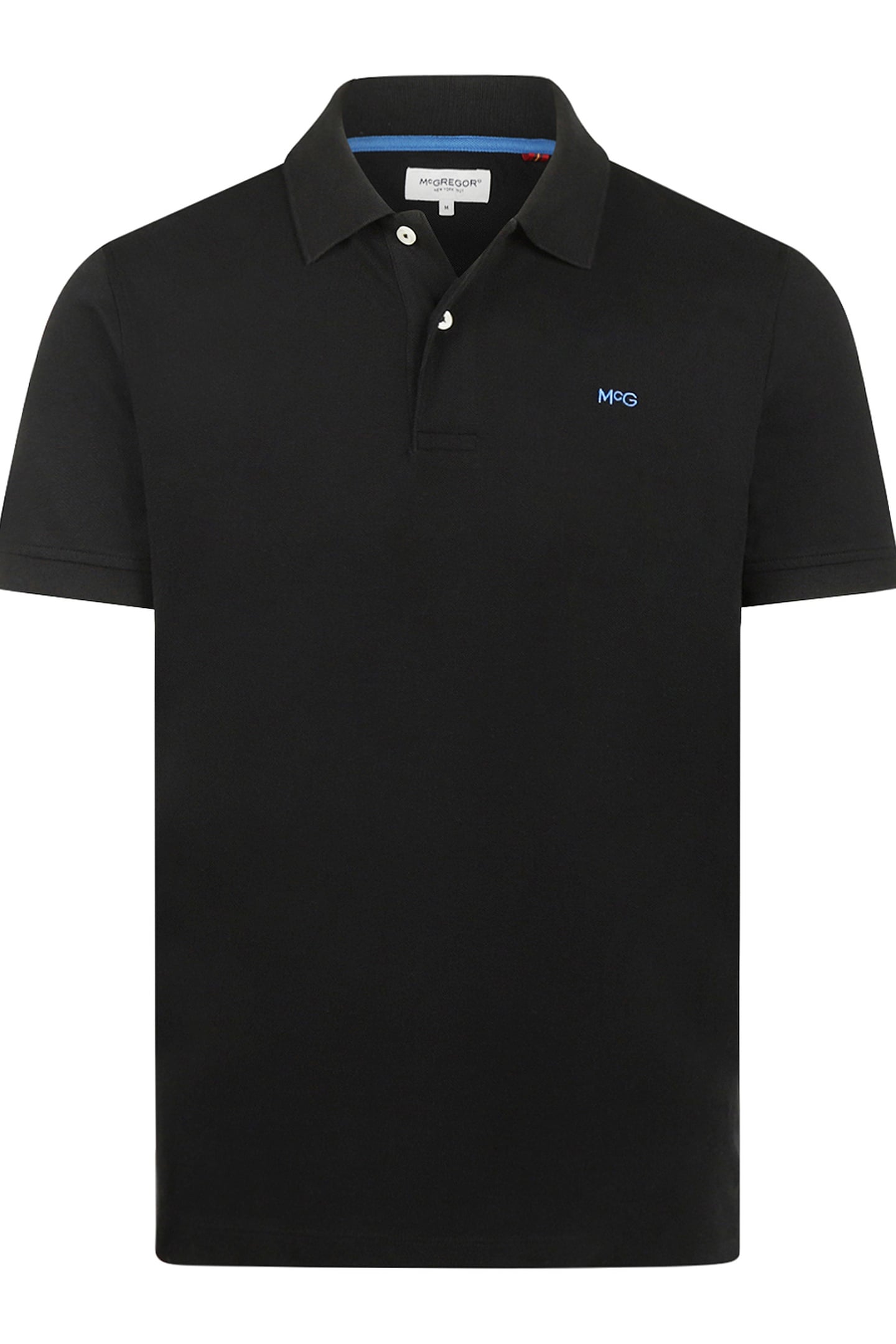 McGregor Klassisches Poloshirt für Herren – Schwarz – XL