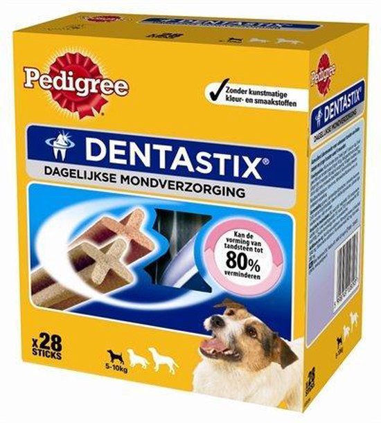 Pedigree Dentastix Mini für Hunde – Zahnpflegender Hundesnack – 7 Stück