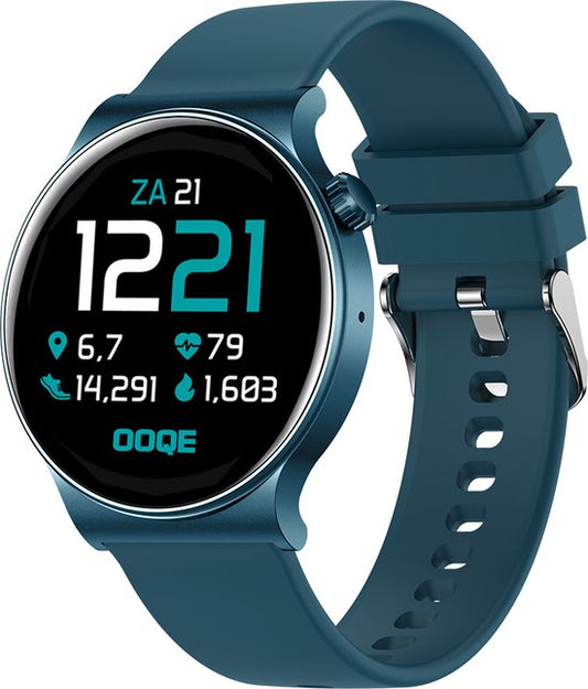 OOQE WATCH CS PRO - Smartwatch für Damen und Herren | Geeignet für iOS und Android | 10 Farben | HD | Benachrichtigungen | Gesundheitsanalyse | Sportanalyse | GPS-Verbindung | Anrufe | Musik/Audiohören | Spiele | Ergonomisch | Niederländische Sprache | Bl