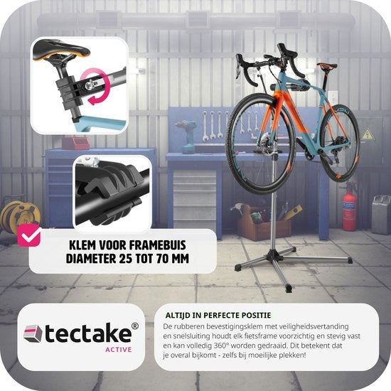 tectake - Montageständer E-Bike - max. 45 kg - 400991