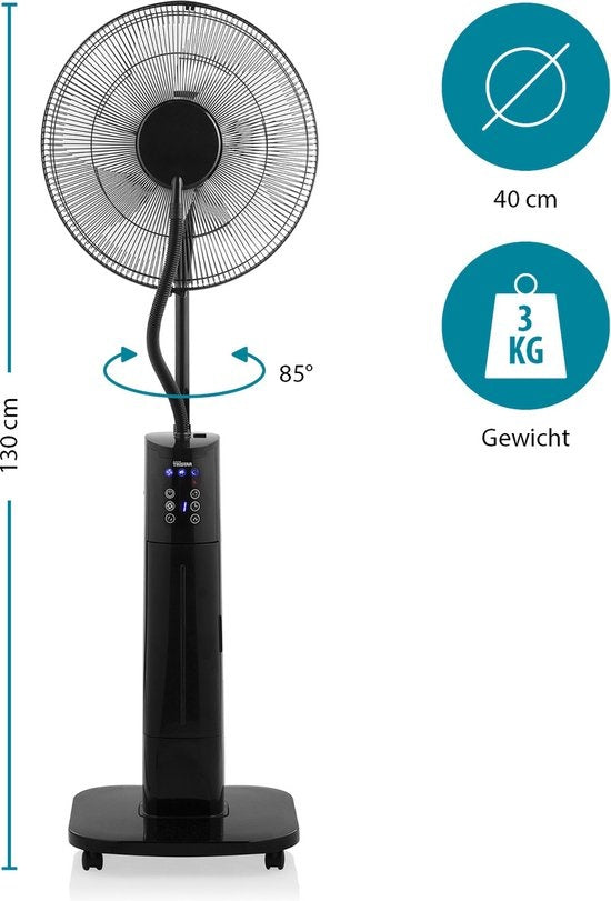 Tristar VE-5884 Nebelgebläse - Durchmesser 40 cm - Ionisator - Timerfunktion