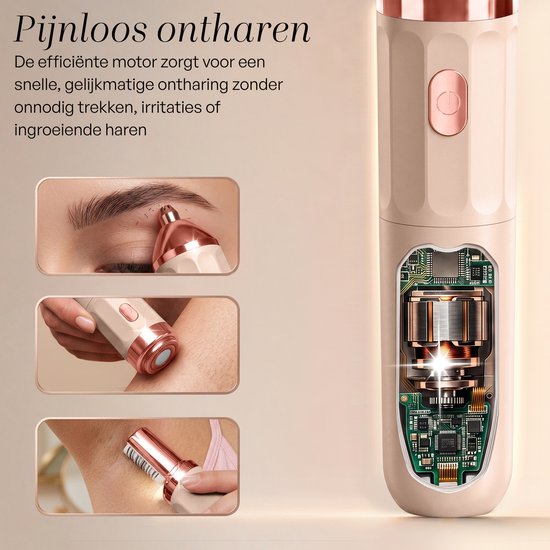 Sansbeauté 3-in-1-Epilierer für Frauen PocketPRO mit Reisetasche – Epiliergerät für Damen – Epilierer – Gesichts-Epilierer für Frauen – Gesichtsenthaarung für Damen – Epilierer für das Gesicht – Epilierer für Damen – Gesichts-Epilierer für Damen – Wiedera