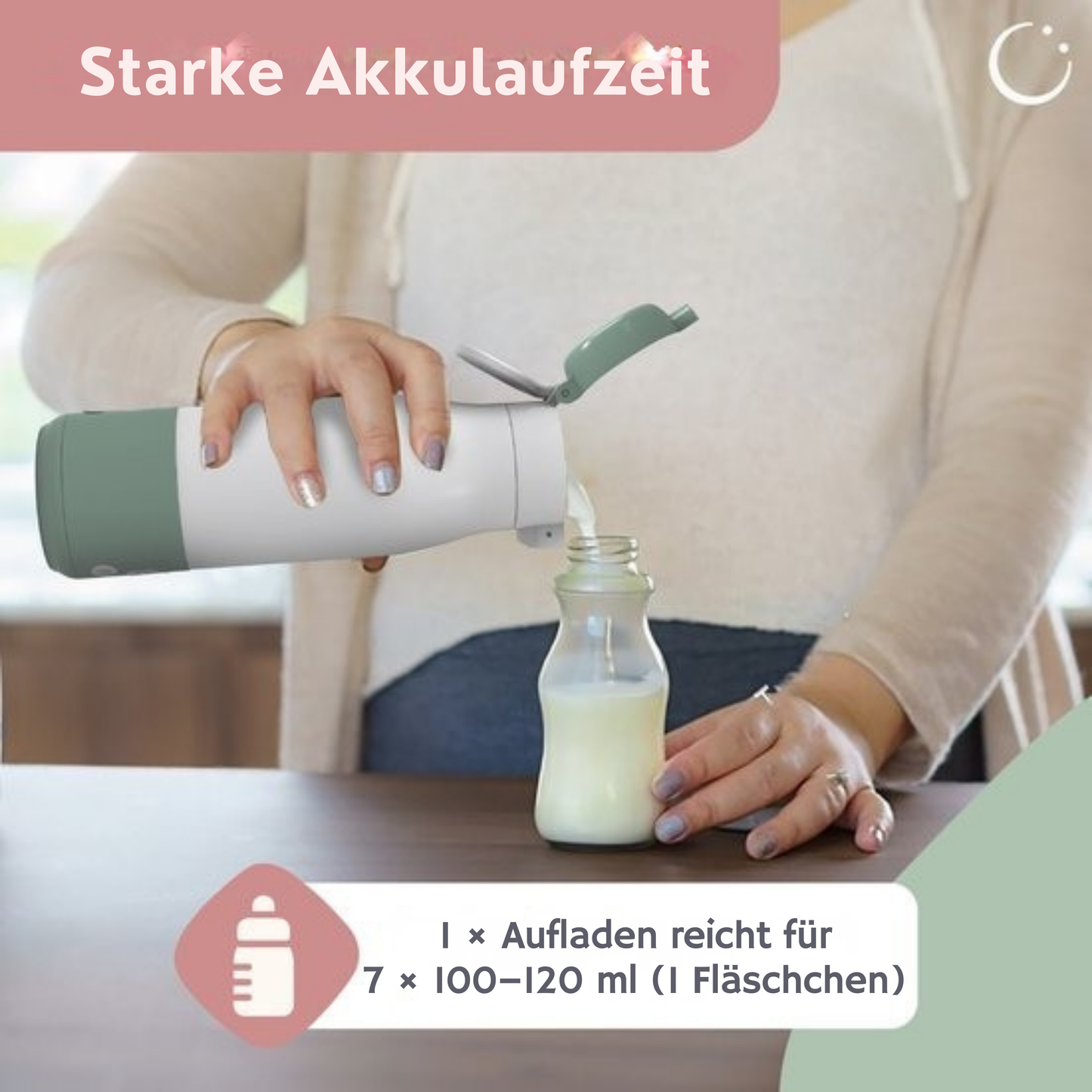 Numsy Thermosflaschenwärmer für unterwegs - Kabellos - 350 mL