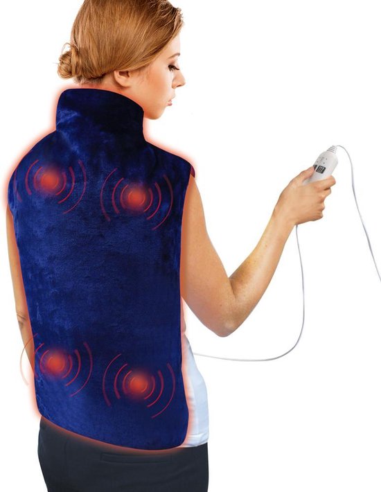 Wärme- und Massagedecke | Entspannung und Beruhigung der Muskeln | Lösung für Rückenschmerzen