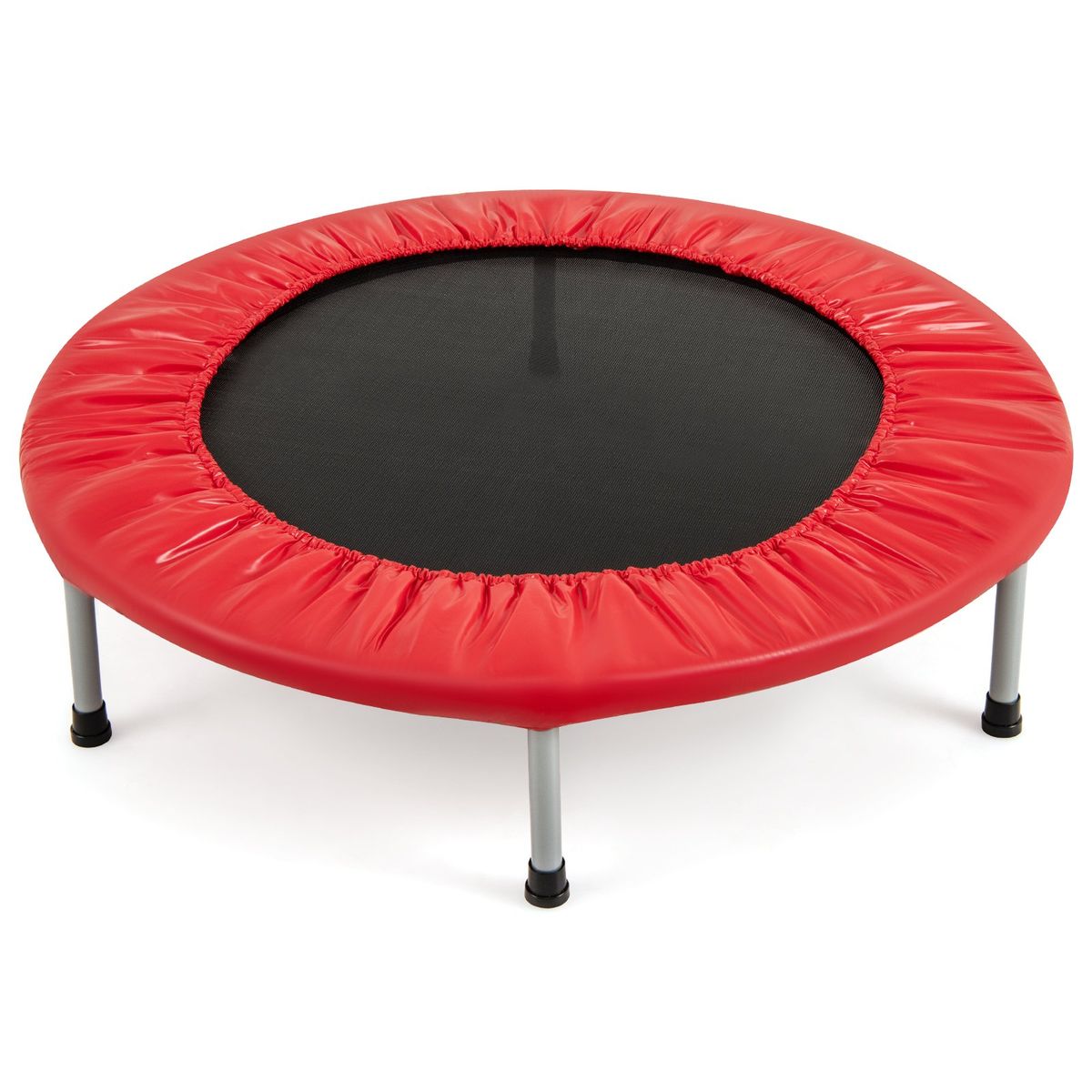 Coast Mini-Trampolin – zusammenklappbar – Kindertrampolin bis 150 kg – rot, Ø 97 cm