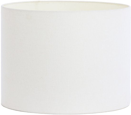 Light & Living Zylinder-Lampenschirm Livigno – Weiß – Ø 50 x 38 cm – Modern