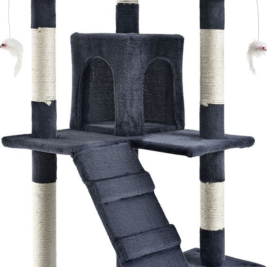 Katzenkratzbaum - Amy - Dunkelgrau