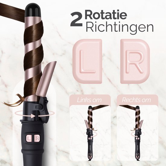Soosia Automatischer Lockenstab - Automatischer Lockenstab - Lockenwickler - Lockenwickler - Lockenstab