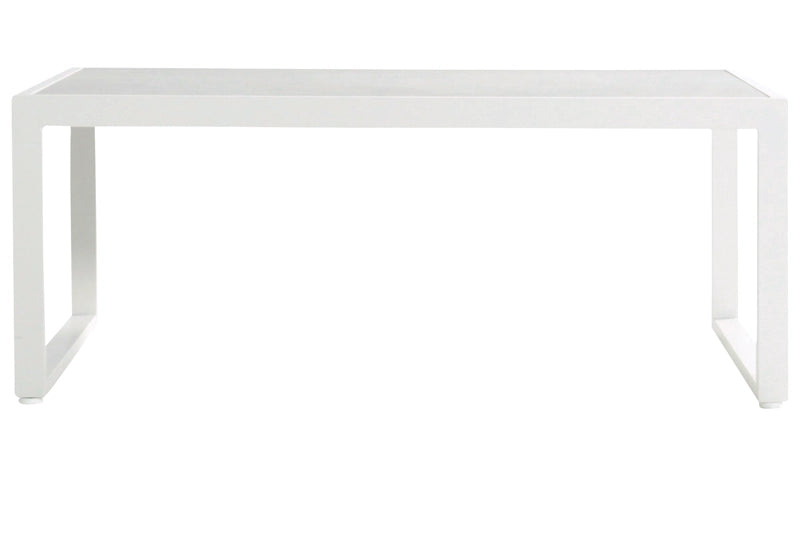 Hartman Gartentisch Notre Dame - Keramische Platte - 65 x 50 x 125 cm - Weiß