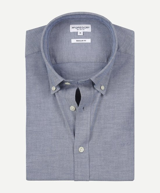McGregor Hemd Stretch Oxford Hemd Marine - Größe 3XL