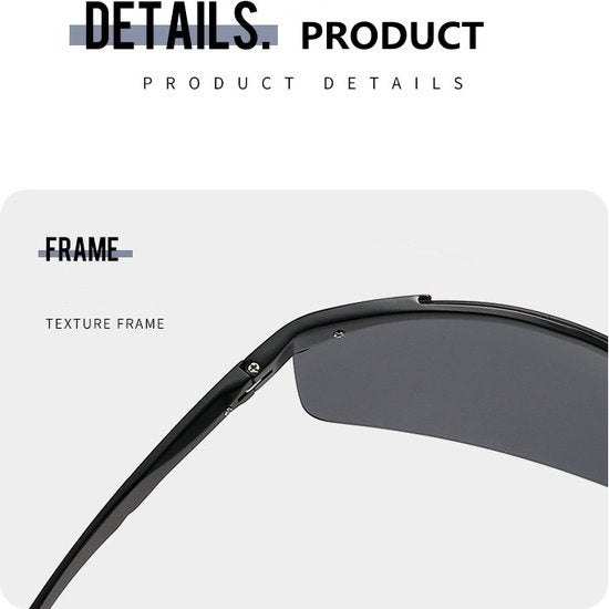 GarpexÂ¬Ã† Radsportbrille - Sportbrille - Polaroid-Sonnenbrille - Rennrad - Mountainbike - Motorrad - Transparent