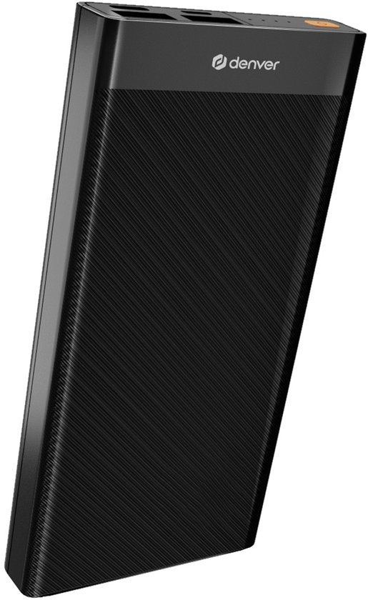 Denver Powerbank – 10.000 mAh – 22,5 W Schnellladung – LED-Anzeige – Notfallpaket – PQC10008