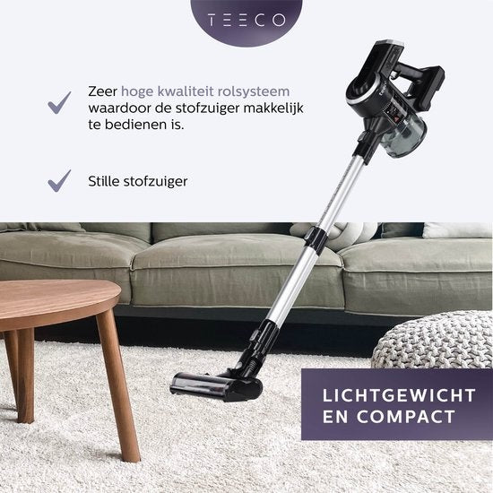 Teeco - Stabstaubsauger - Schwarz
