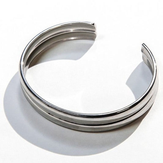 Laura Ferini Damenarmband Strati Silber - Silberarmreif - 18K Weißgold vergoldet - Schmuck - Accessoires - Schmuck - Damenarmband