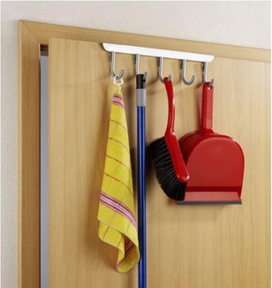 Wenko Türgarderobe 9 x 36 cm Edelstahl