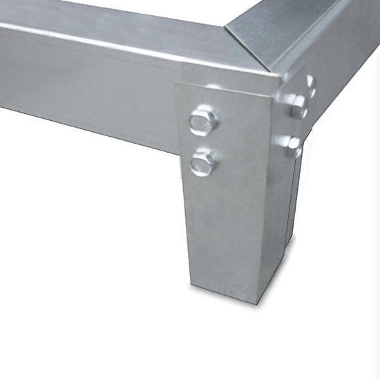 Gardebruk Aluminium Gewächshaus 7,6 mÂ¬â‰¥ mit Fundament