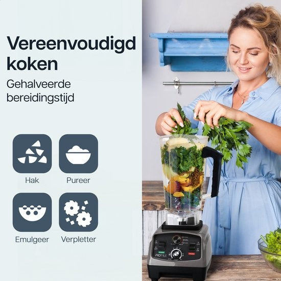 ProTrue - Extreme Blender - Smoothie-Mixer - Fruchtmixer - 2L - 2000W