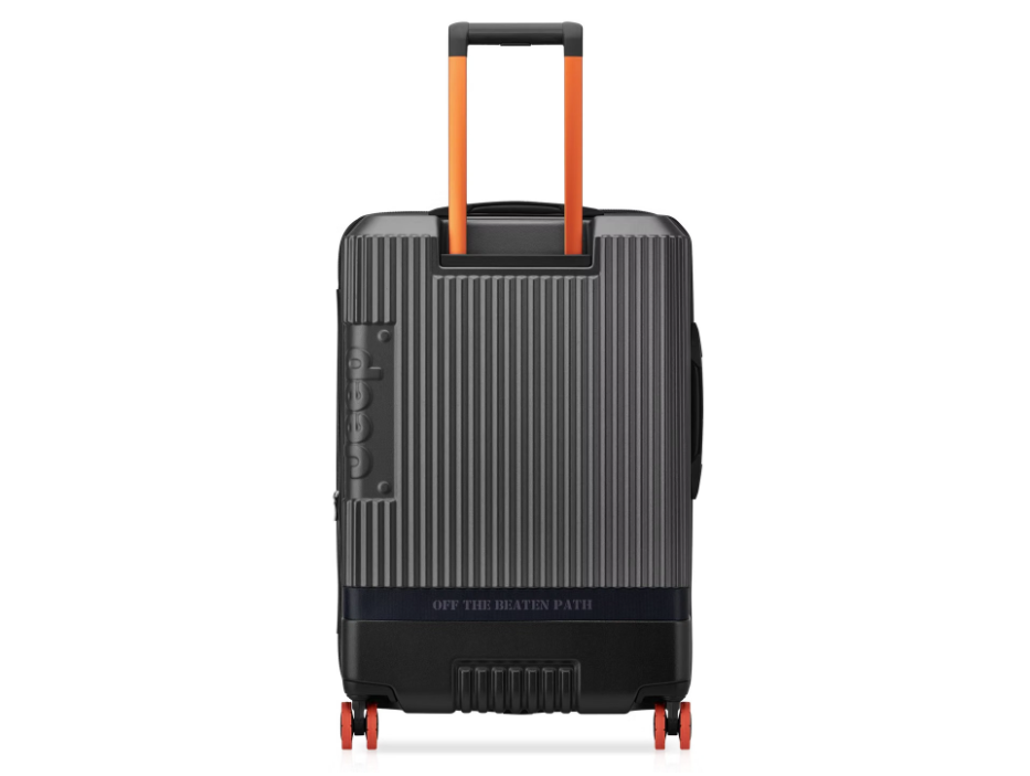 Jeep Handgepäckkoffer, erweiterbar, 37 l, JH001A – Anthrazit – Polycarbonat – 55 x 40 x 21/24 cm.