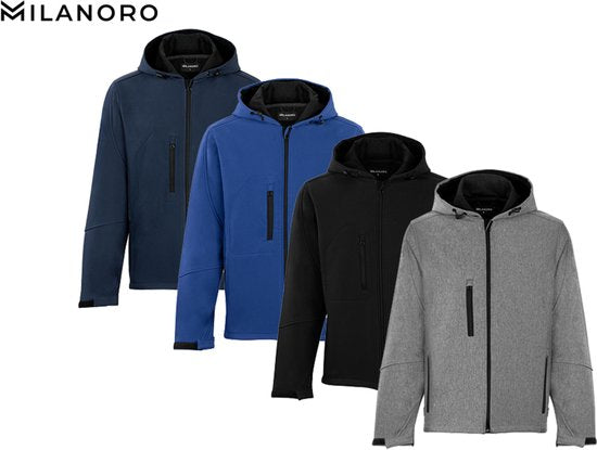 Milanoro - Wind- und wasserdichte Jacken - Jacke ohne Kapuze - königsblau - XL