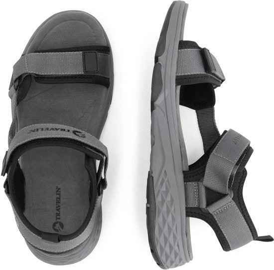 Travelin' Ranua Herren – Wandersandalen – Grau – Größe 41