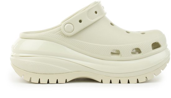 Crocs Mega Crush Clog Unisex – Beige – Größe 39–40 (EU)