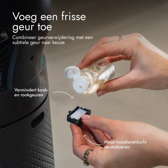 Bloomfold Ventilator und Luftreiniger Cyclone – H13-HEPA-Filter & UVC-Licht – 400 m³/h CADR – Luftreiniger – Medizinische Filterklasse gegen Pollen und Feinstaub