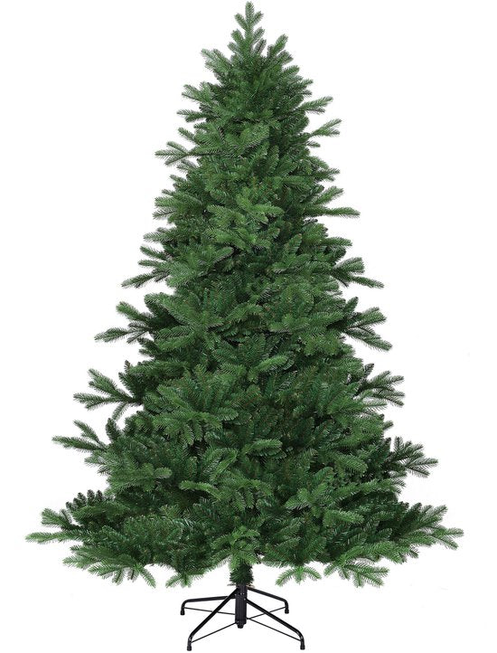 Black Box Trees Brampton Kunststoff-Weihnachtsbaum mit PVC- und PE-Nadeln – Kunstbaum mit Scharnierkonstruktion und 684 Zweigen – Weihnachtsdekoration für den Innenbereich – H 120 x Ø 91 cm – Grün