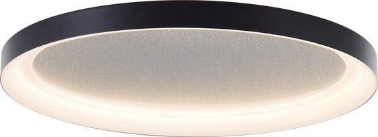 Brilliant Quito - Deckenleuchte - LED 30W - 42cm - Schwarzes Design - Glitzereffekt - 3-stufig dimmbar
