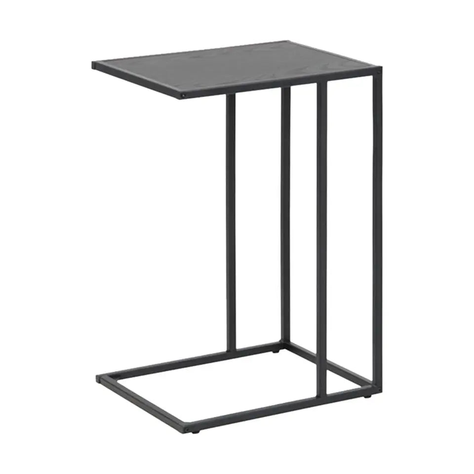 Lisomme Vic Beistelltisch aus Holz – 43 x 35 cm – Schwarz