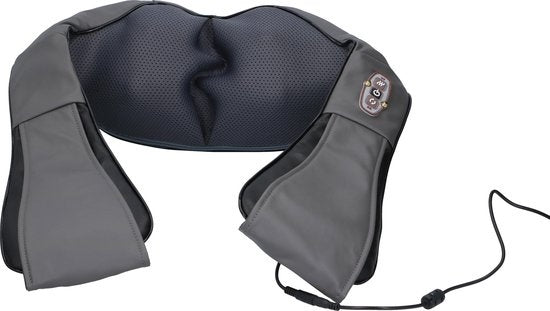 Grundig Elektrisches Shiatsu-Massagekissen - Nackenmassagegerät - 8 Massagetasten - Wärmefunktion