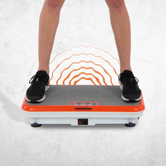 Vibro Shaper – Vibrationsplatte mit Oszillationstechnologie strafft den Körper – Powerplate trainiert alle Muskelgruppen – inklusive Power-Stretchbänder
