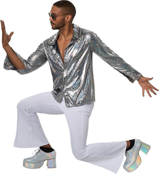 dressforfun - Disco Boy L - Faschingskostüm Halloween Kostüm Karnevalskostüm Fasching Partykleidung - 302172