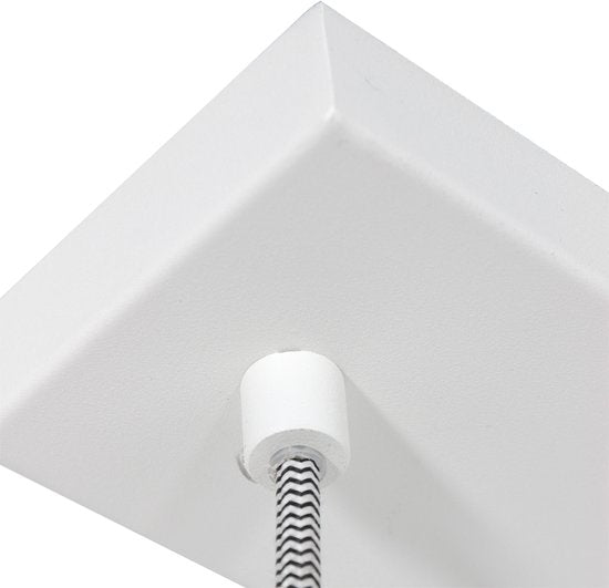 Mexlite - Hängeleuchte - Bjorr - weiß - Holz Metall - große Esstischlampe - E27 - 3099W