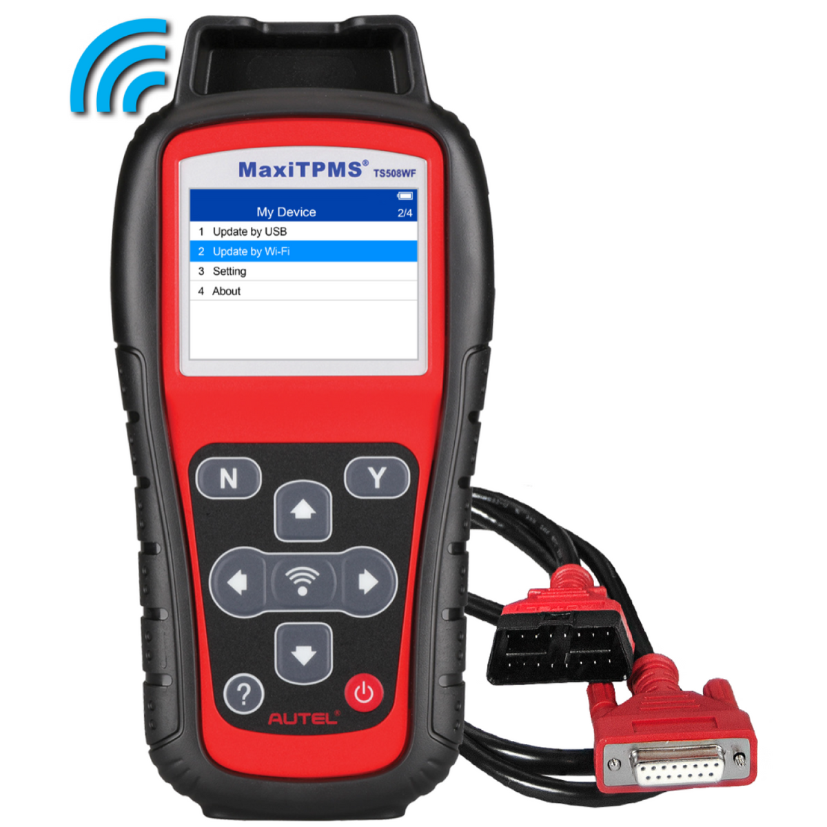 Autel MaxiTPMS TS508WF TPMS-Diagnosegerät – WLAN – ca. 215 × 105 × 37 mm