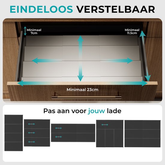 Soothe Gewürzregal Schublade für 36 Gewürztöpfe - ausziehbar - 9er Set - Gewürzorganisation - Gewürzregal - Gewürzregal - Edelstahl