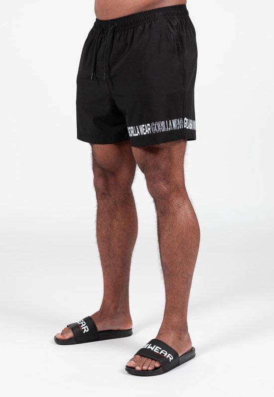 Gorilla Wear Otis Badehose – Shorts – Schwarz – M